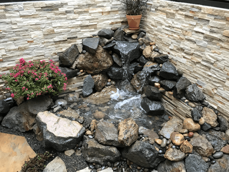 Orange County pondless waterfall
