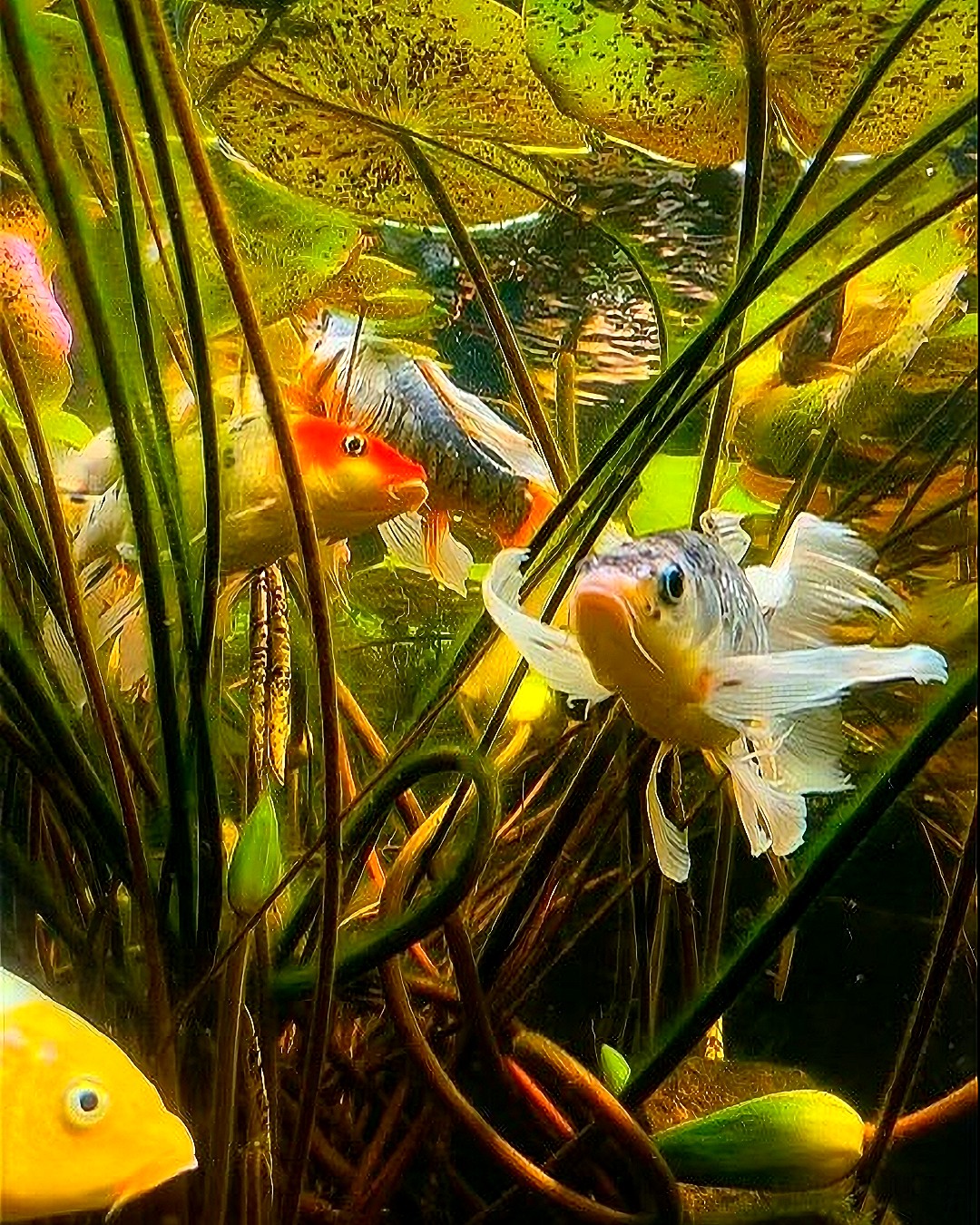 new pond fish